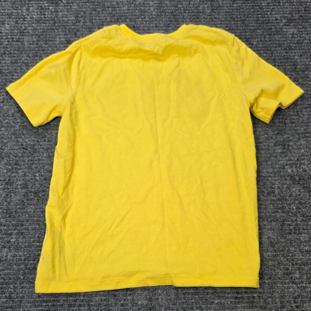 Gap Kids‎ Graphic Logo T-Shirt Boy's Size Small Yellow Short Sleeve Cotton Blend